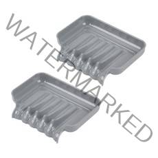 새드리 모던 물 잘 빠지는 비누받침, 그레이, 2개