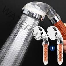 맥반석 정수 절수 대 고압샤워기 샤워기헤드 1+1, 맥반석 대 1+1, 상세페이지 참조