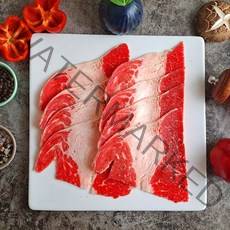 미국산 초이스 차돌박이(500g) 0.2cm 0.4cm 얇은 두꺼운 구이용 소고기, 앏은차돌박이 2mm