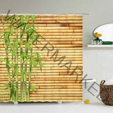 욕실 파티션 건식 화장실 욕조 샤워커튼 3d 인쇄 꽃 패턴 샤워 방수 폴리 커튼봉 제외, 2434G, W150xH180cm