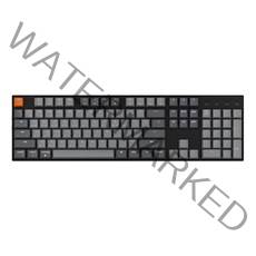 키크론 K10 WHITE LED 풀배열 블루투스 무선 기계식 키보드 갈축, 일반형, K10 A3, 라이트 그레이