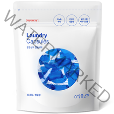 깔끔상회 고농축 일반 드럼세탁기 캡슐 세제, 1개, 30개입