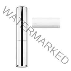 캐리어 인버터 56.2㎡ + 18.7㎡ 스탠드 프리미엄 에어케어 멀티형 에어컨 방문설치, AMC17VA2MFW10