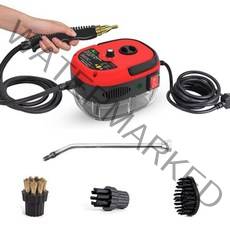 고압스팀기 핸디스팀청소기 업소용 살균 스팀 청소기 휴대용 스팀 청소기 2500w 고온, 빨간색, 220-240v, 우리를