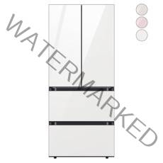 [색상선택형] 삼성전자 비스포크 키친핏 김치냉장고 플러스 방문설치, 글램 화이트