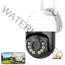 실내 실외 홈 IP CCTV 방수 카메라 보안 무선 Wi-Fi CCTV 실외용 감시카메라, 500만 화소
