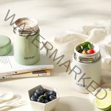 MONO togo 푸드자 보온 죽통 소형 텀블러, 글로시민트