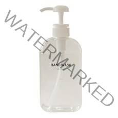 슬림형 디스펜서 주방세제 리필용기 핸드워시 공병 500ml, 슬림 투명 라운드 500ml