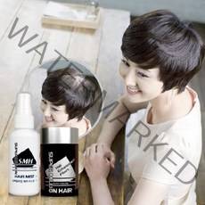 슈퍼밀리언헤어 휴대용 흑채SET, 밝은갈색, 없음