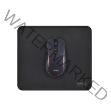 LED RGB 게이밍 유선 광마우스 + 마우스패드 콤보 세트 7버튼 4단계 DPI 4000FPS 무게추 탑재, 게이밍마우스+마우스패드