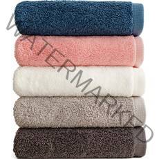 40수코마사 로렌시안 고급호텔수건 190g X 5장 5종 1세트, 화이트, 연그레이, 진그레이, 블루, 핑크