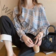 갯마을차차차 신민아 블라우스 셔츠 긴팔 가을 스타일 여성 옷 패션 의상 김고은 이하늬 조여정