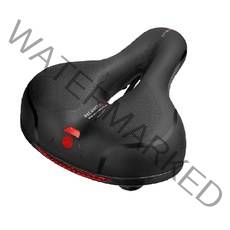 에코하이진 ECO 자전거 안장, 검정 + 빨강, 1개