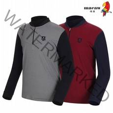 [마코 SALE] (남성)반목 배색 반집업 티셔츠_MJM4TH61