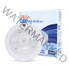 비츠온 LED 원형 센서등 15W 주광색