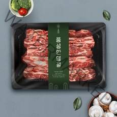 [웰던푸드] 미국산 초이스 블랙앵거스 LA갈비 1kg, 없음