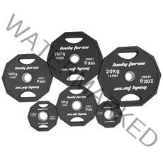 바디포스 TPU 우레탄 10각 중량원판 (2홀) 1.25~20kg, 1.25kg 1개