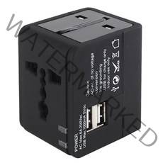 넥스트 여행용 올인원 멀티 USB 2포트 충전 어댑터 NEXT-005TC, 1개