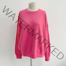 포디룩 [자체제작/16color] 컬러홀릭 3단쭈리 박스핏 코튼 맨투맨