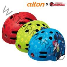 알톤 어린이 인라인 자전거헬멧 터닝메카드 어반, 블루