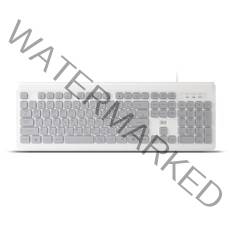 쓰리엠 USB 무소음 유선 키보드 K50, 화이트