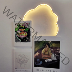 스캇홈 LED 3색 무드등 토끼 곰돌이 구름 귀여운무드등, 화이트 구름