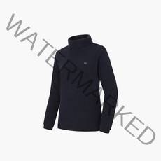[코오롱스포츠] 여성 마이크로 플리스 터틀넥 티셔츠 JKTBW21284BLK