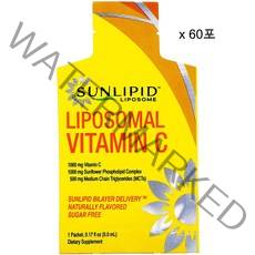 SunLipid 리포조말 비타민C 1000mg + 포스파티딜콜린 인지질 MCT 2통 60포, 30포