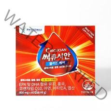 파이토웨이 써큐시안 블러드케어 식물성 알티지 오메가3 혈행 고혈압 콜레스테롤 관리 코큐텐 1박스
