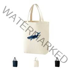 TCTe-031 고래 블루웨일 캔버스 에코백