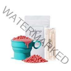 알롱 셀프 하드왁싱 키트 비즈왁스 100g + 히터컵 + 스파츌라 20p, 1세트