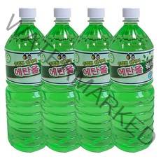 탑크린 에탄올 워셔액 1.8 L, 4개, 1.8L
