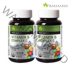 메이플트리 비타민B 컴플렉스C 90정X2병 6개월분 복합비타민B
