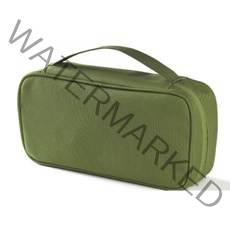 캠핑 파우치 다용도 수납 가방 휴대용 케이스 잡동사니 백패킹 주머니 여행용, 카키