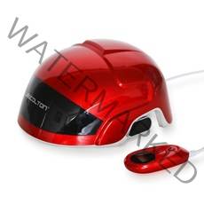 탈모 관리기 치료기 LED 레이저 모발 성장 전동 마사지기, 빨간색