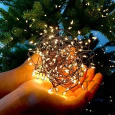 일상도구 크리스마스 트리 지네 전구 조명 200구 연결형, 지네전구 200구 6m(변환기 미포함)