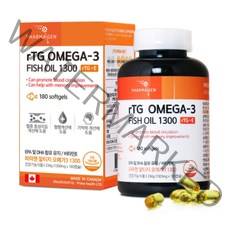 캐나다 초임계 알티지오메가3 6개월분 1300mg 180캡슐 rtg오메가3 엔초비