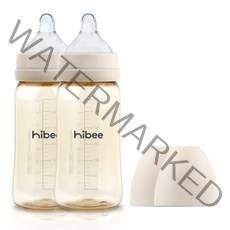 하이비 PPSU 에잇벤트 배앓이방지 젖병 270ml 트윈팩, 샌드, S(0개월이상)