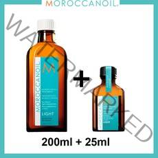 Moroccanoil 모로칸오일 헤어 트리트먼트 200ml+25ml, 라이트 200ml+라이트 25ml