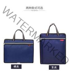 해외 서류 가방 지퍼 대용량 A4 캔버스 자료 팩 오피스-60746