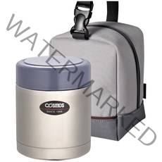 코스모스 보온도시락 WJ903, 실버, 1개