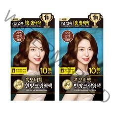 리엔 흑모비책 크림염색 자연갈색 X2개, 단품, 단품