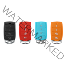 리미트 제네시스 G70 G80 스마트 키 차키 실리콘 젤리 TPU 케이스, orange