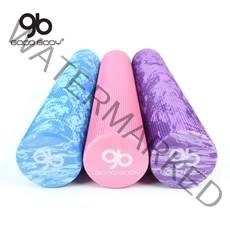 굿바디 필라테스 폼롤러 + 운동법 포스터, 마블블루