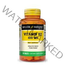 Mason Naturals 비타민B-2 100mg 타블렛, 100개입, 1개