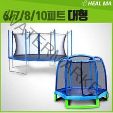 헬마 대형 트램폴린 6피트 7피트 8피트 10피트 국내 트램폴린, 10피트(305cm)사다리포함