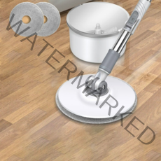 본생활건강 통돌이 회전청소기 물걸레 스핀밀대 청소포2장 회전 통돌이청소기, 1개