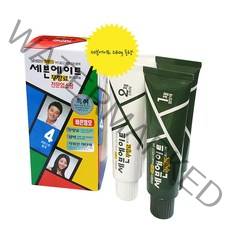 세븐에이트 칼라크림 240g 무향료 헤어컬러, 4호 자연스런 밤색, 1개