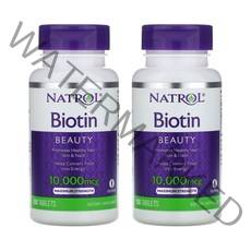 나트롤 Natrol 고강도 비오틴 Biotin 10000mcg 100정 X 2통