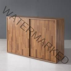 데코라인 다용도 슬라이딩 수납장 1200, 멀바우